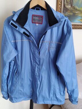 Elegant Comfortable Jacket, Amazing Blue Color, Windigo, Size - M